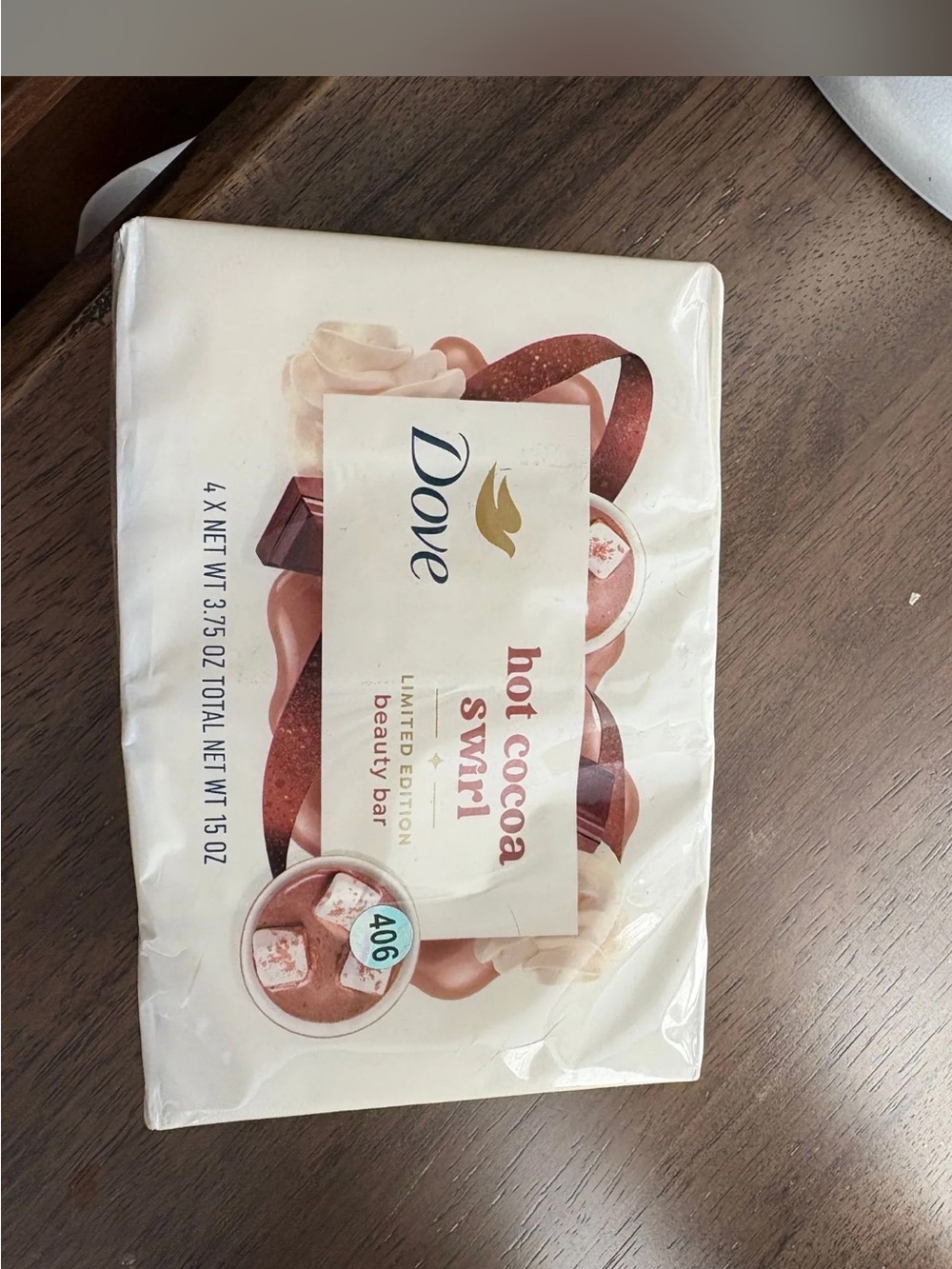 Dove Hot Cocoa Swirl Limited Edition Beauty Bar - Cream